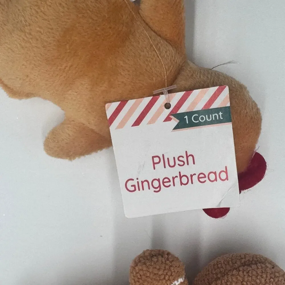 Gingerbread Plush  Candy‎ Cane Nativity Assorted Ornament Lot Holiday Decor New